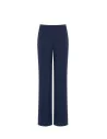 Rinascimento Scuba Crepe Palazzo Trousers with Side Zip