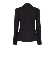 Giacca Blazer Corta Sfiancata In Punto Milano Rinascimento 2