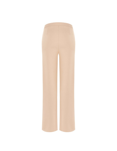 Rinascimento Scuba Crepe Palazzo Trousers with Elasticated Waist