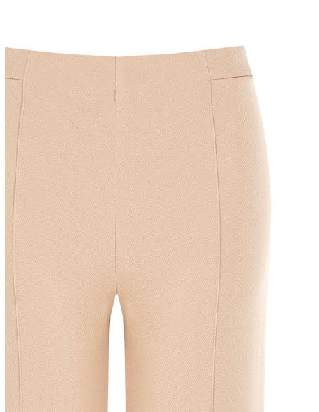 Rinascimento Scuba Crepe Palazzo Trousers with Elasticated Waist