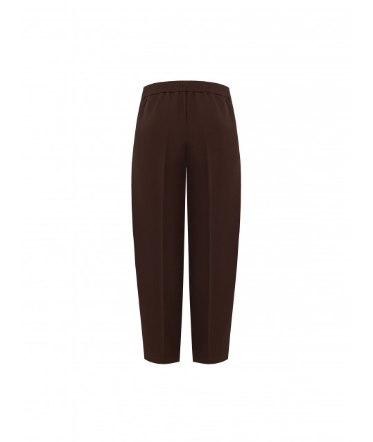 Pantaloni Baloon In Tessuto Cadi Con Pinces Rinascimento