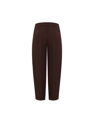 Pantalon ballon en tissu Cadi avec pinces Rinascimento