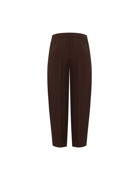 Rinascimento-style Cadi fabric balloon trousers with darts