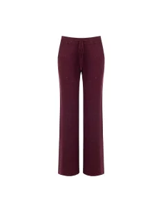 Loose-fitting knitted trousers with sequins by Rinascimento