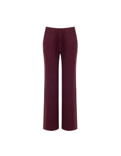 Pantaloni Larghi In Maglia Con Paillettes Rinascimento