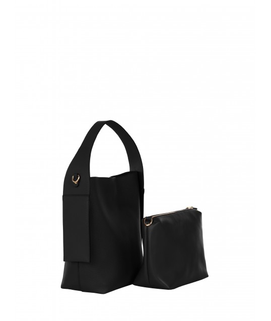 Maxi Borsa In Similpelle Con Pochette Interna E Tracolla Rimovibile Rinascimento