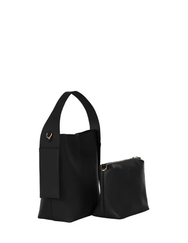 Maxi Borsa In Similpelle Con Pochette Interna E Tracolla Rimovibile Rinascimento