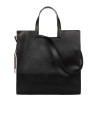 Grand sac cabas en simili cuir avec bandoulière amovible et breloques décoratives « Rinascimento »