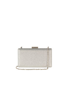 Pochette rigide à paillettes avec fermeture à paillettes et bandoulière à chaîne « Rinascimento »