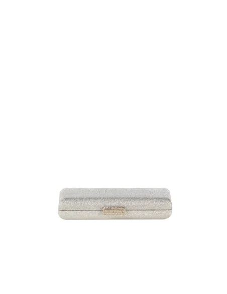Pochette rigide à paillettes avec fermeture à paillettes et bandoulière à chaîne « Rinascimento »