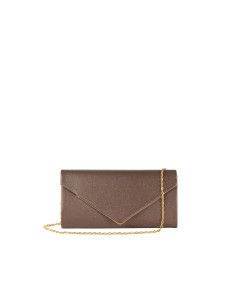 Pochette Rigida Glitter Con Dettaglio In Metallo E Tracolla Catena Rinascimento