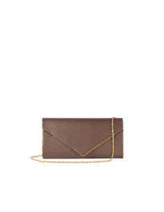 Pochette Rigida Glitter Con Dettaglio In Metallo E Tracolla Catena Rinascimento