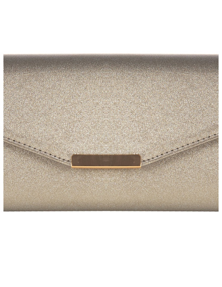 Glitter Clutch Bag with Chain Shoulder Strap – Rinascimento