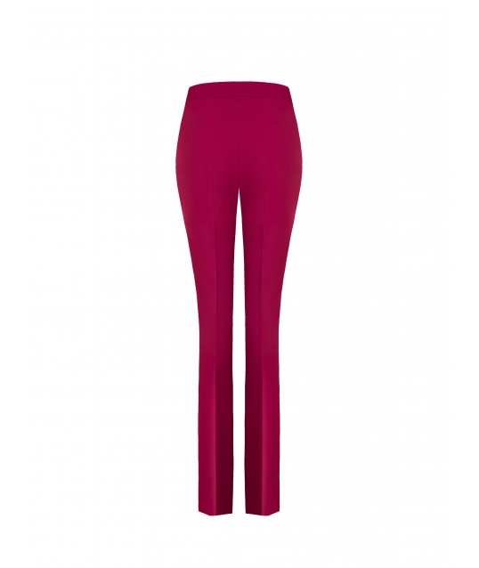 Renascimento High-Waisted Flared Trousers in Technical Fabric