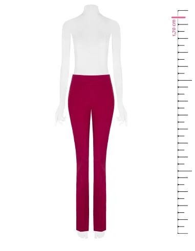 Renascimento High-Waisted Flared Trousers in Technical Fabric