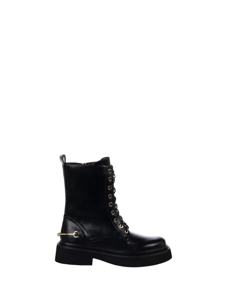 Bottines « Rinascimento » avec motif métallique au talon