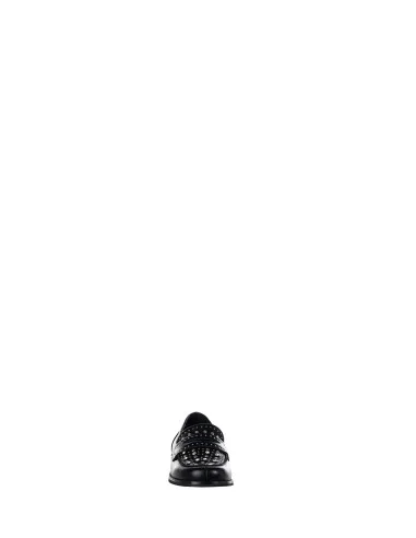 Rinascimento Studded and Rhinestone Loafers