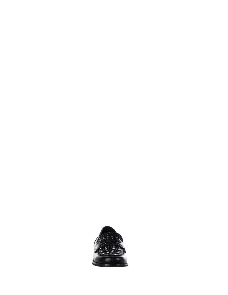 Mocassins à clous et strass « Rinascimento »
