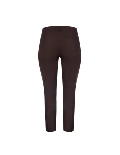 Pantalon cigarette pour femmes rondes en tissu technique avec élastique à l'arrière - Rinascimento Curvy 2