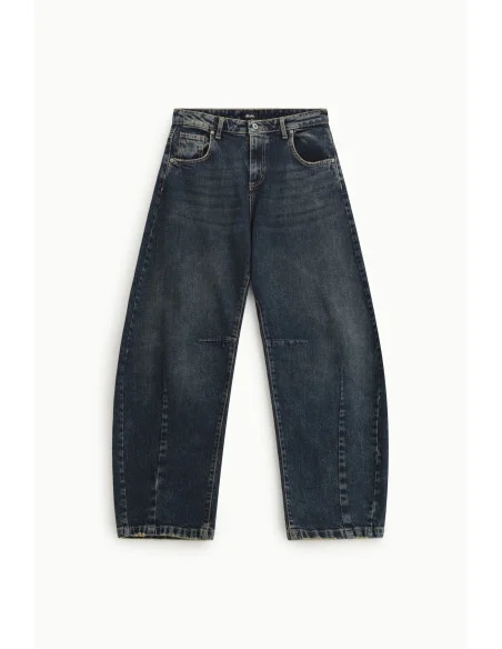 Balloon-Cut Wide-Leg Jeans Dixie