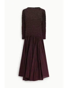 Long Dress with Embellished Bodice and Pleated Skirt Dixie 2