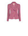 Veste blazer courte cintrée en tissu technique « Rinascimento »