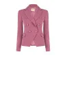 Veste blazer courte cintrée en tissu technique « Rinascimento »