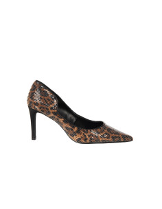 Rinascimento Spotted Stiletto Pumps Covered in Transparent Sequins