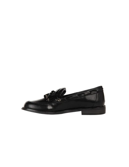 Faux-leather Loafers with Small Decorative Studs by Rinascimento
