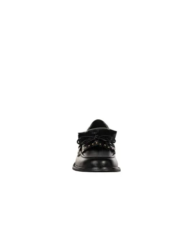 Mocassini In Similpelle Con Piccole Borchie Decorative Rinascimento