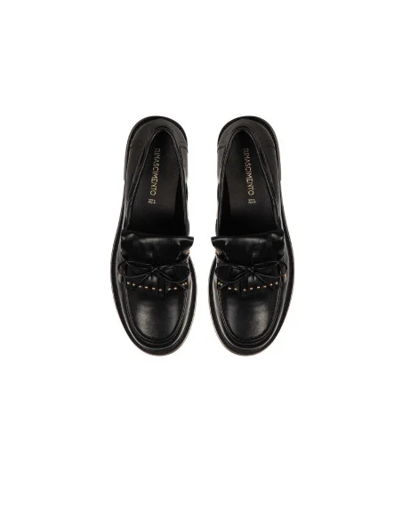 Mocassins en simili-cuir avec petits clous décoratifs « Rinascimento »