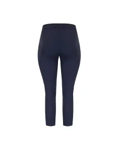 Pantaloni Curvy A Sigaretta In Scuba Crepe Con Elastico Dietro Rinascimento Curvy 2