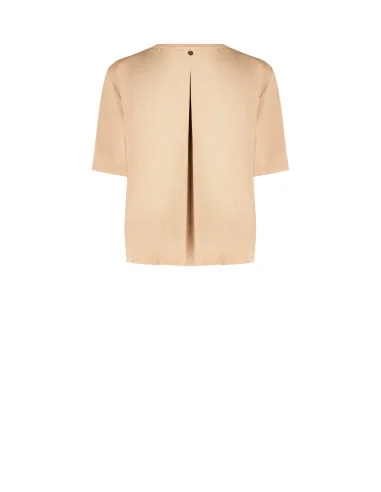 Blouse ample en jersey devant et en coton au dos avec petite poche Rinascimento