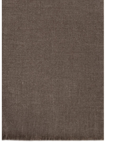 Viscose Blend Scarf with Fringed Hem Rinascimento