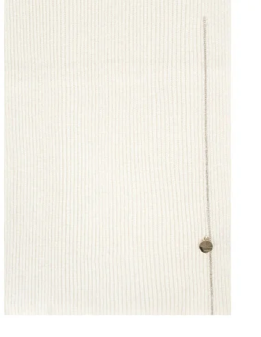 Écharpe en mélange de viscose et d’angora avec motif en lurex Rinascimento