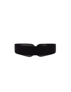 Faux Leather Bustier Belt with Elastic and Studs Rinascimento 2
