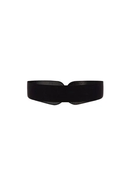 Ceinture bustier en similicuir avec élastique et clous Rinascimento
