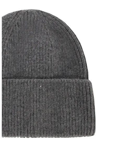 Bonnet en mélange de viscose et de laine avec micro-paillettes Rinascimento
