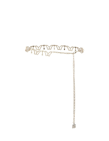 Ceinture chaîne bijou en forme de papillons avec strass Rinascimento
