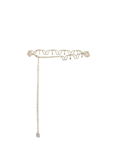 Ceinture chaîne bijou en forme de papillons avec strass Rinascimento