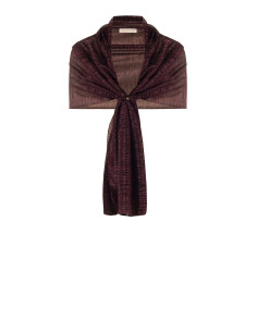Pleated Georgette Shawl with Lurex – Rinascimento - Vestiti Firmati...