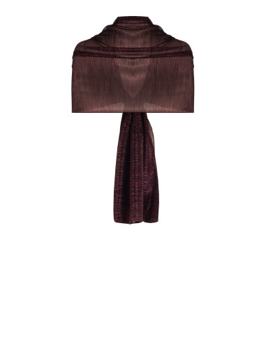 Pleated Georgette Shawl with Lurex – Rinascimento - Vestiti Firmati...