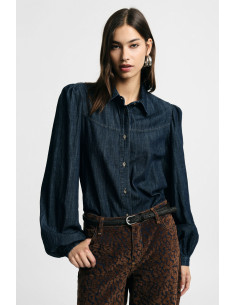 Shirt Con Collo Classico E Maniche Lunghe Ampie Please