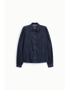 Chemise à col classique et manches longues amples, s'il vous plaît 2