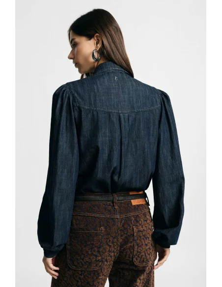 Shirt Con Collo Classico E Maniche Lunghe Ampie Please
