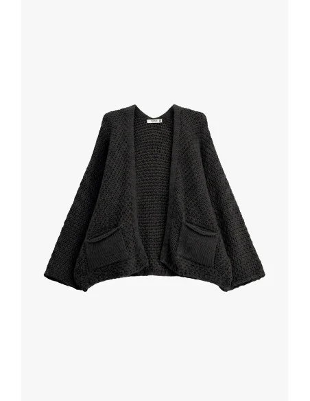 Oversized Cardigan with Front Pockets – Please