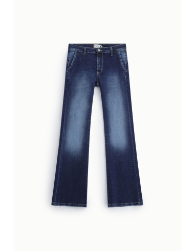 Jeans évasés avec bas large et coutures apparentes, s'il vous plaît