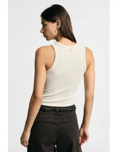 Top Senza Maniche A Costine Girocollo Regular-Fit Please