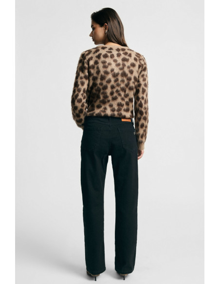 Please Five-Pocket Straight-Leg Regular-Fit Trousers - Vestiti Firm...