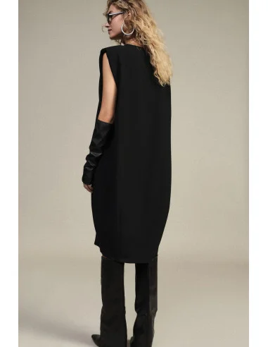 Robe midi sans manches avec gants amovibles Dixie